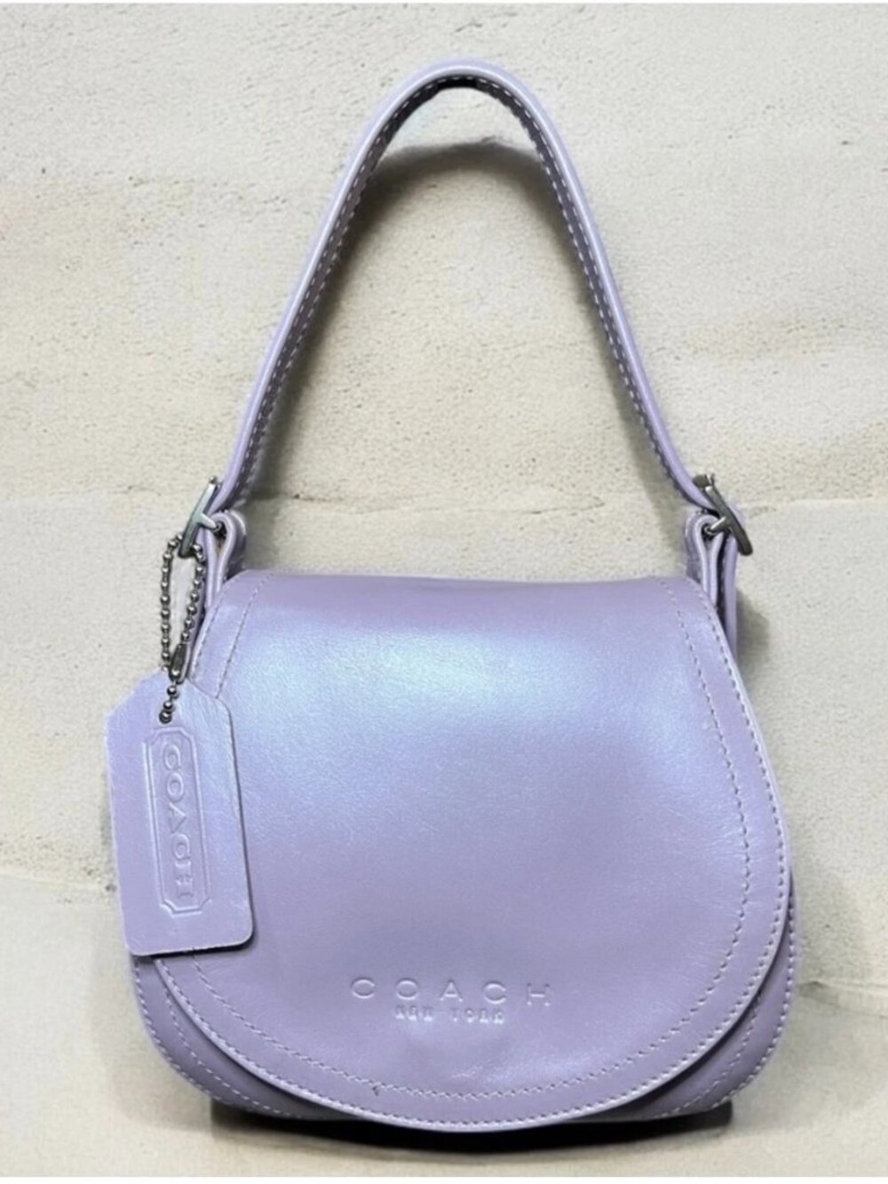 RARE Vintage Coach Pearlized Handbag Style 6106